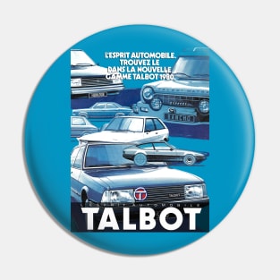 TALBOT and MATRA CARS - brochure Pin