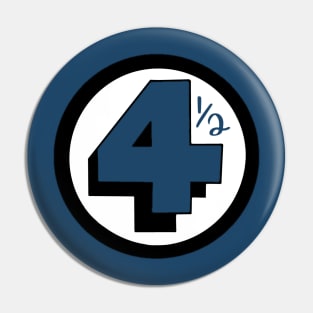 Fantastic Four 1/2 Logo Art Pin