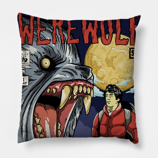 Werewolf Pillow by ribandcheese