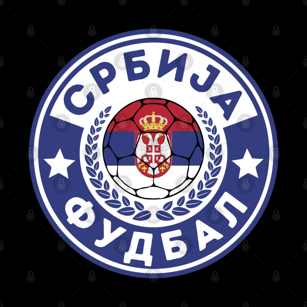 Serbia Football by footballomatic