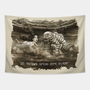 Creature from the Black Lagoon Tapestry