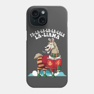 Christmas Singing Fa La Llama Carole Singer Phone Case