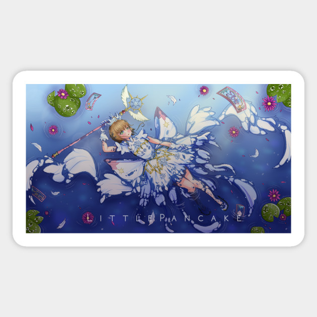 Wallpaper Sakura Clear Card Fanart Card Captor Sakura Sticker Teepublic Desktop Wallpaper