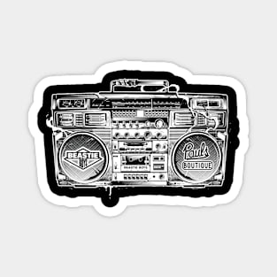 Illustration art 70's Radio Magnet