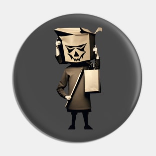 PAPER BAG HEAD Pin