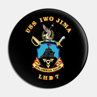 USS Iwo Jima (LHD-7) wo BakGrd Pin