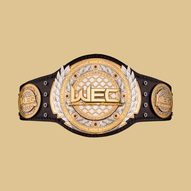 WEC Champion Belt by FightIsRight