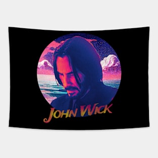 Mr.Wick - vintage sunset Tapestry