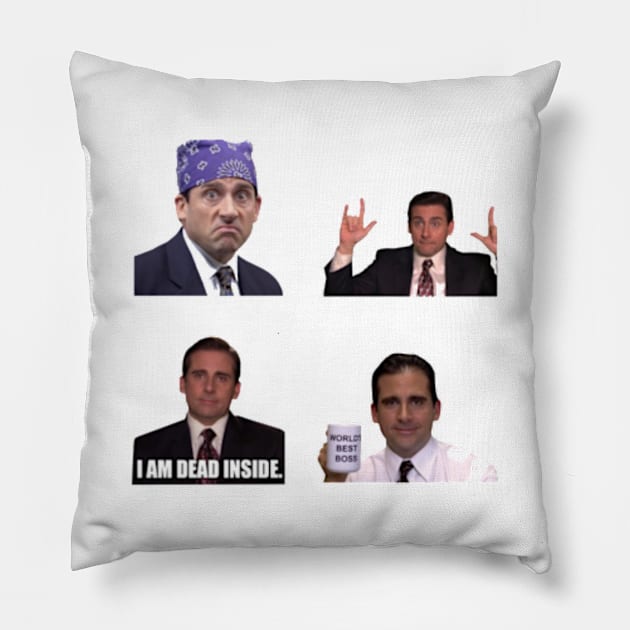 Micheal Scott Pack Pillow by Biscuit25