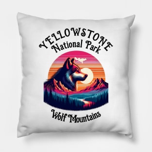 Majestic Emblem of Yellowstone National Park Pillow