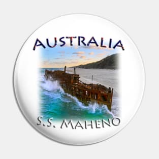 Australia - Fraser Island S.S. Maheno Pin