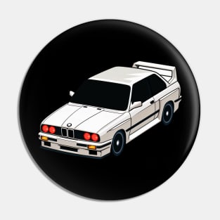 bimmer e30 classic art Pin