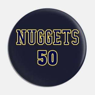 Denver Basketball Pin