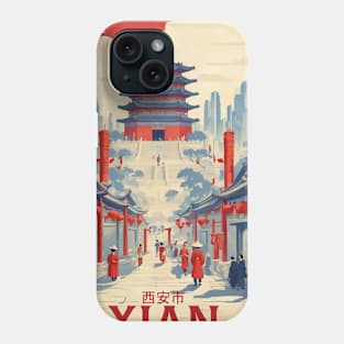 Xi'an China Vintage Travel Retro Tourism Phone Case