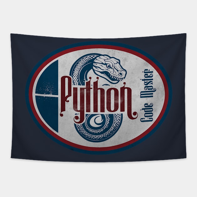 Python Code Master Tapestry by CTShirts
