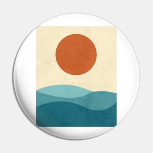 Sun and Ocean Pin