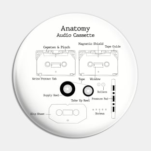 Anatomy of Audio Cassette Tape Pin