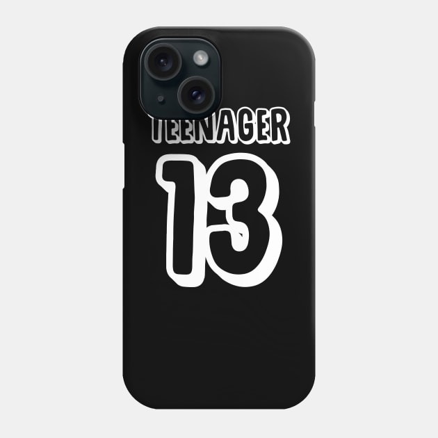 Teenager 13 Phone Case by captainmood