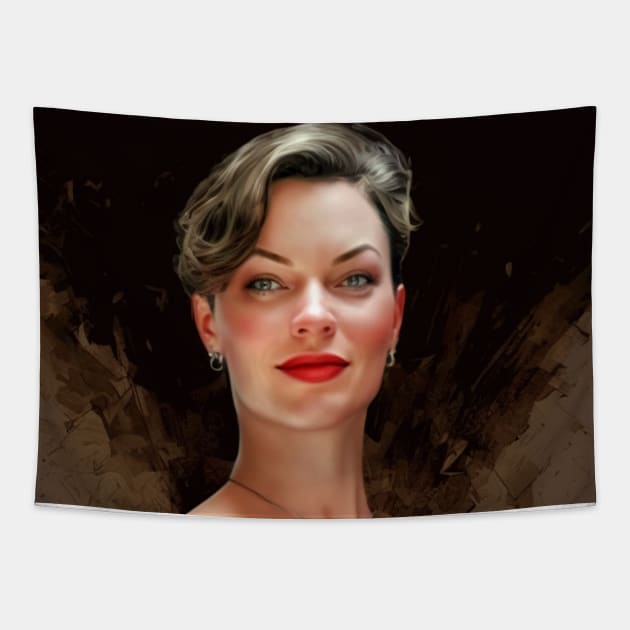 WOW Woman - Super Hero Tapestry by Wayne's Business Art