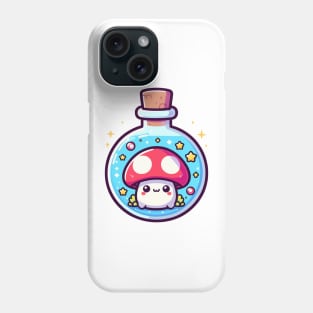 Kawaii Mushroom in Jar Phone Case