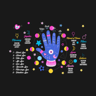 Palmistry Hand T-Shirt