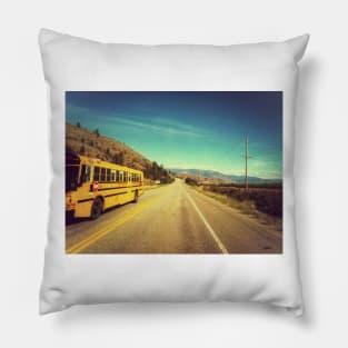 School Bus Crowsnest Highway Osoyoos Pillow