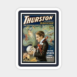 Vintage Magic Poster Art, Thurston the Great Magnet