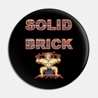 Solid Brick Muscle Workout Pin