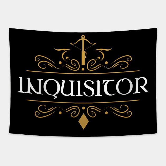 Inquisitor Character Class Pathfinder Tabletop RPG Gaming Tapestry by pixeptional