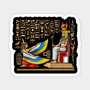 Egyptian Goddess Maat Isis Magnet