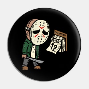 Friday The 12th Pin