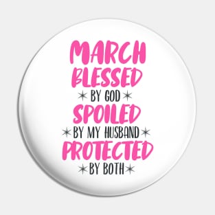 March Blessed Pin