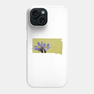 South Dakota American Pasque Flower Phone Case