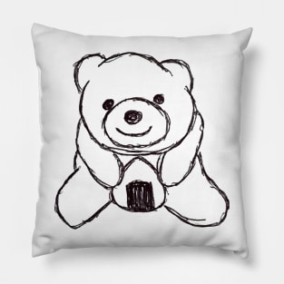 Onigiri Smiley Bear Pillow