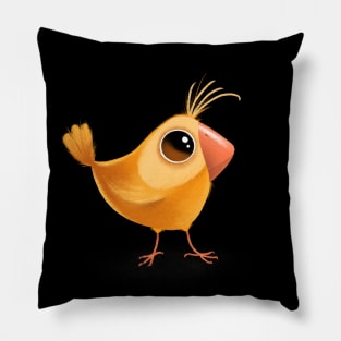 Cute yellow bird Pillow