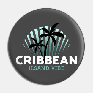 Caribbean island vibe palm tree Pin