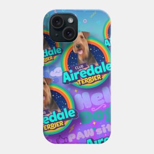 Airedale Terrier dog v2 Phone Case