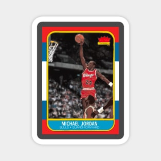 Michael Jordan Rookie Card Art (2-sided!) Magnet