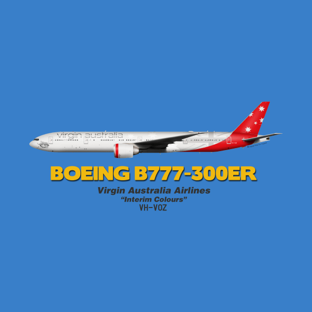 Boeing B777-300ER - Virgin Australia Airlines "Interim Colours" by TheArtofFlying