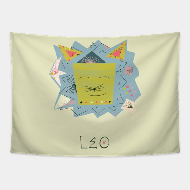 Leo Tapestry by nosheendesigns