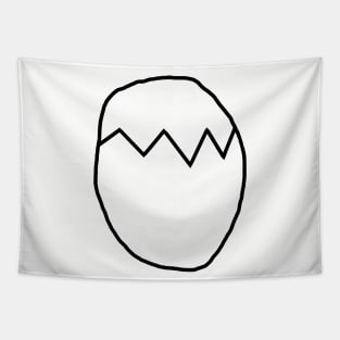 Minimal Easter Egg Tapestry