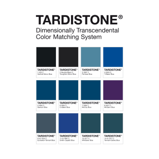 TARDISTONE colour chart T-Shirt