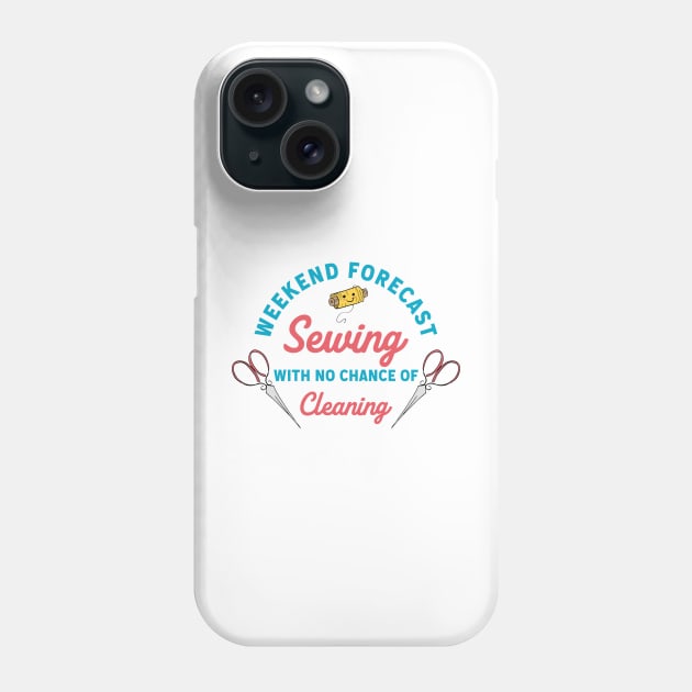 Cute Sewing Weather Design Phone Case by SWON Design