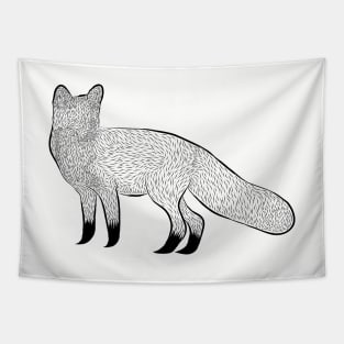 Black Fox Tapestry