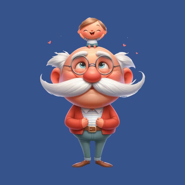 Copy of Cute Grandpa With Grandson by Dmytro