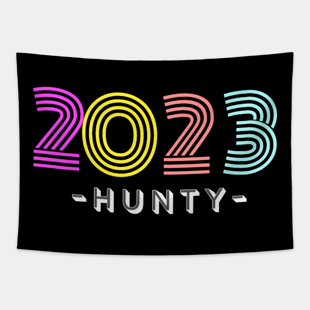 HUNTY 2023 Tapestry by LASTARR