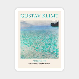 Gustav Klimt Attersee Painting Magnet