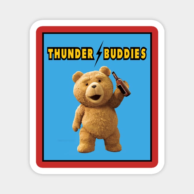 Thunder Buddies Magnet by GrinningMonkey