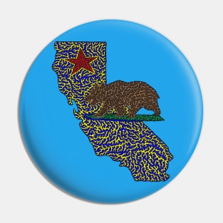 California Crest Pin