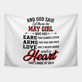 God Said Let There Be May Girl Who Has Ears Arms Love Tapestry